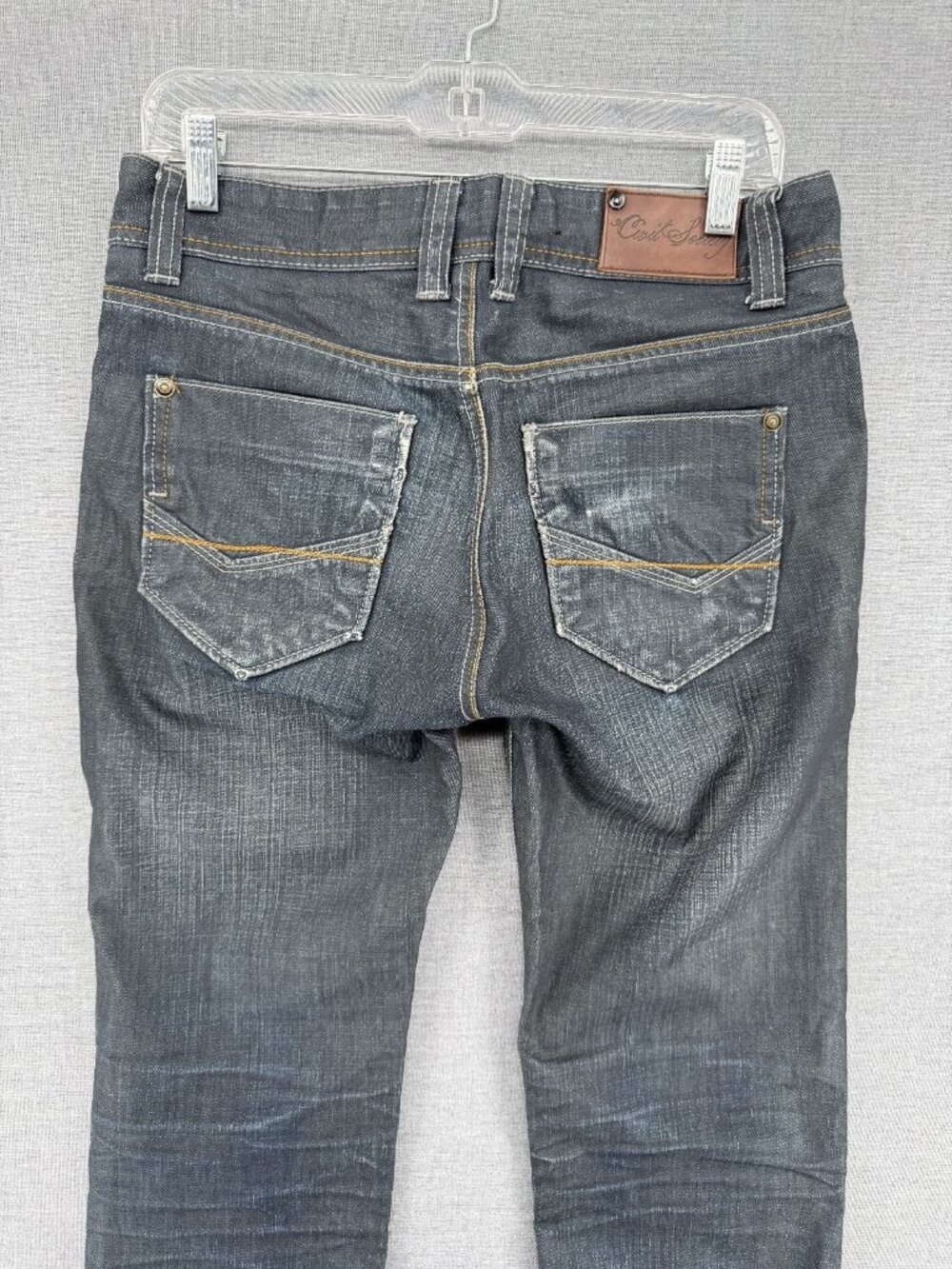 Civil Society Brooklyn Pin Dot Navy Jeans Mens 30x32 Denim Pants Straight